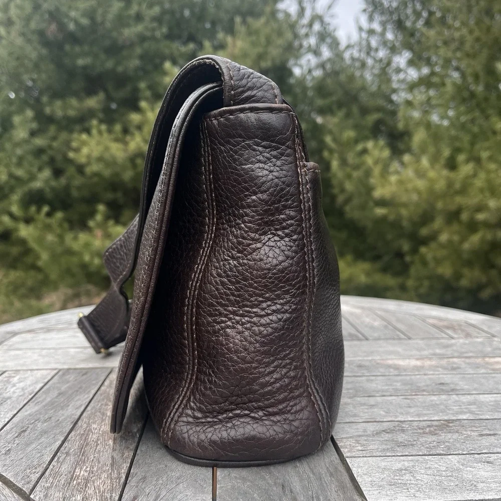 Vintage COACH Sonoma Crossbody Shoulder Bag‎ Brown Leather Purse 4928 Costa Rica